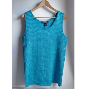 Ashley Stewart Tank Top in Turquoise Size 12W